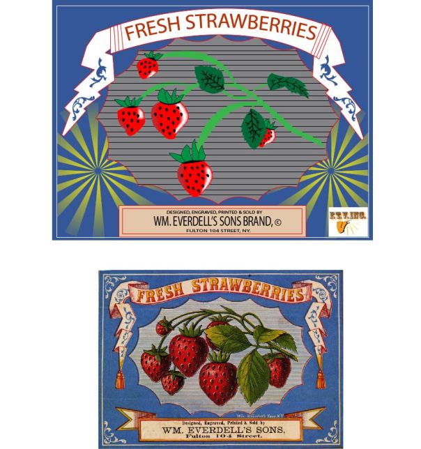 Fruit Crate Label